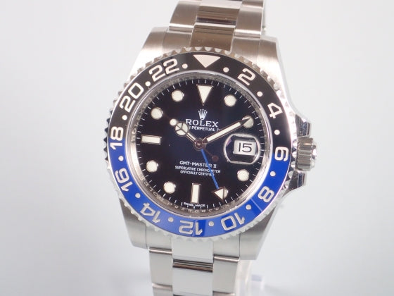 Rolex GMT Master II Blue and Black Bezel Random Ref.116710BLNR