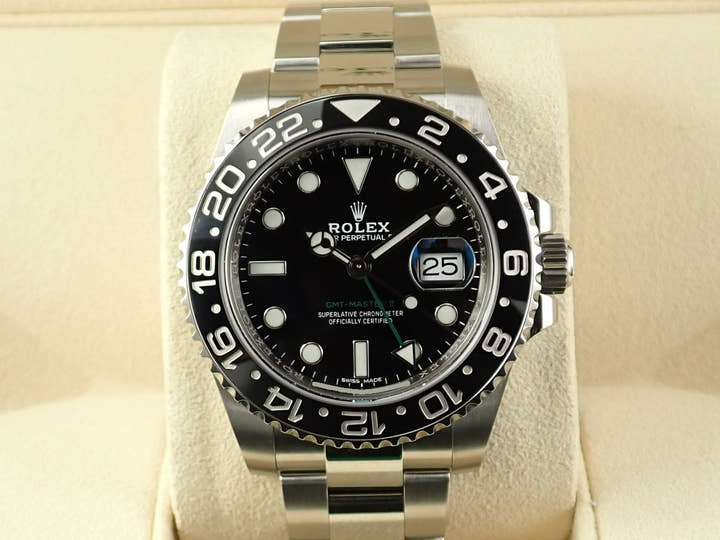 Rolex GMT-Master II Ref. 116710LN Stainless Steel Black Dial