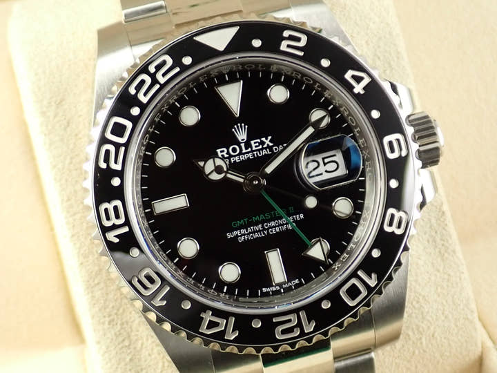 Rolex GMT-Master II Ref. 116710LN Stainless Steel Black Dial