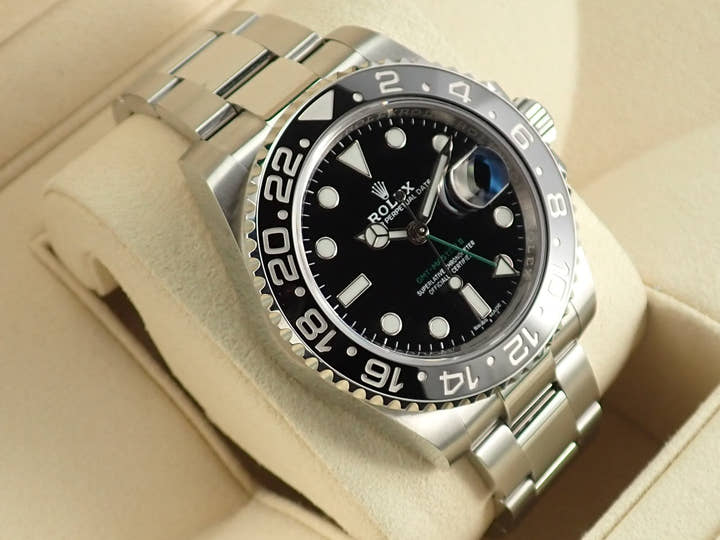 Rolex GMT-Master II Ref. 116710LN Stainless Steel Black Dial