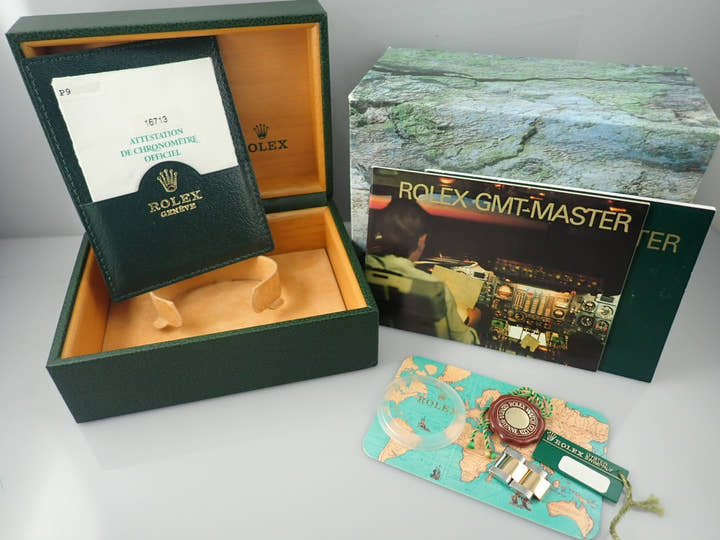 ロレックス GMTマスターII Ref.16713 ステンレススチール/イエローゴールド ブラウン文字盤 オイスターブレスレット