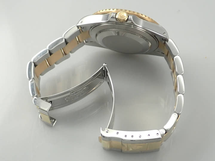 ロレックス GMTマスターII Ref.16713 ステンレススチール/イエローゴールド ブラウン文字盤 オイスターブレスレット