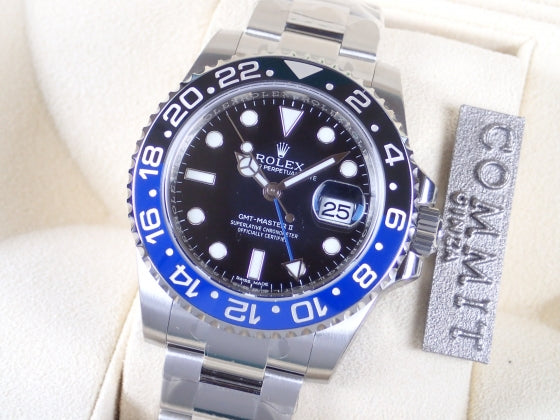 Rolex GMT Master II Blue and Black Bezel Random [Unused] Ref.116710BLNR