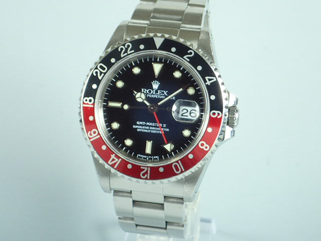 Rolex GMT Master II Red and Black Bezel U-Serial Ref.16710