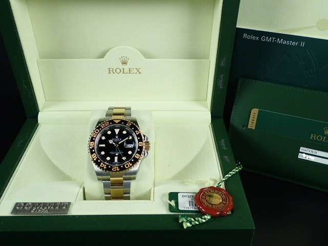 Rolex GMT-Master II Ref. 116713LN Black Dial, Unused, gmt-master2-22 Oyster Bracelet