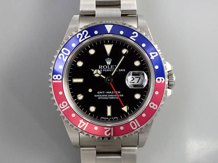 ロレックス GMTマスター Ref.16700 ステンレススチール ブラック文字盤 オイスターブレスレット