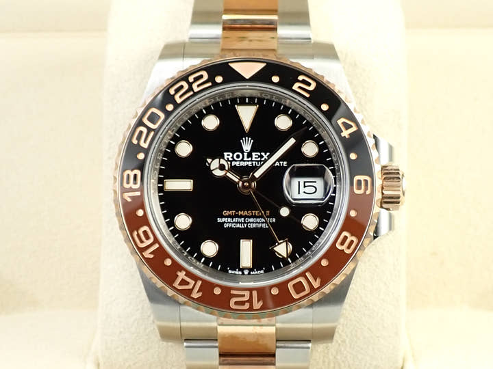 ロレックス GMTマスターII Ref.126711CHNR ステンレススチール/エバーローズゴールド ブラック文字盤 オイスターブレスレット