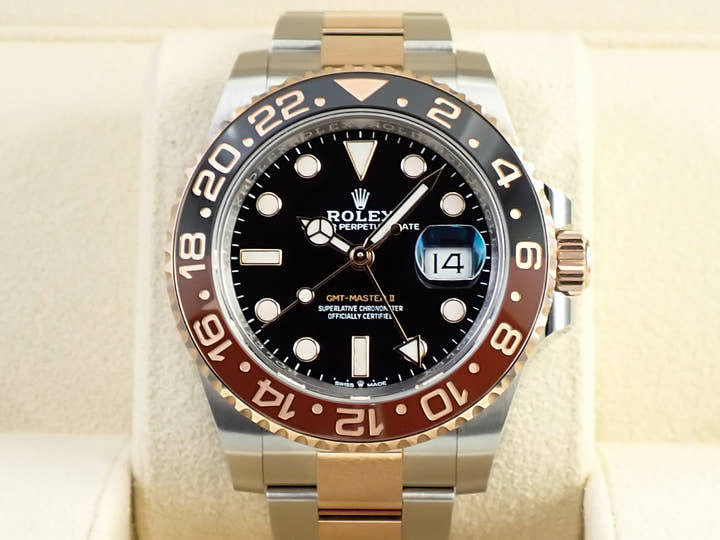 ロレックス GMTマスターII Ref.126711CHNR ステンレススチール/エバーローズゴールド ブラック文字盤 オイスターブレスレット