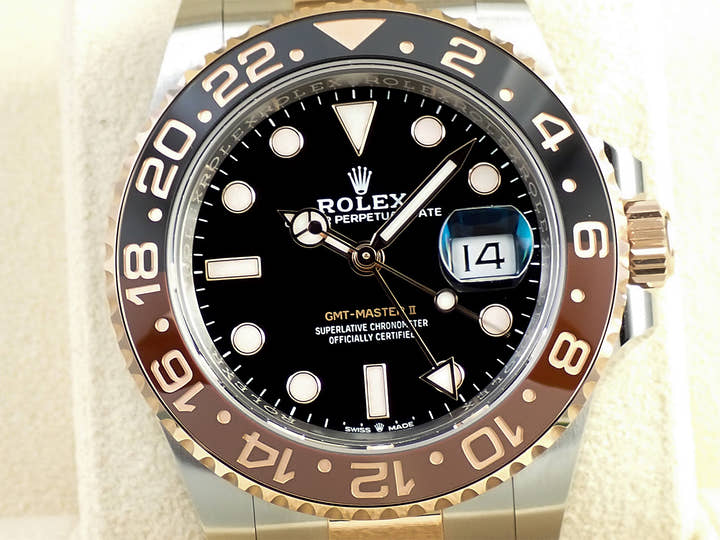 ロレックス GMTマスターII Ref.126711CHNR ステンレススチール/エバーローズゴールド ブラック文字盤 オイスターブレスレット