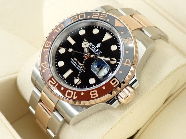 ロレックス GMTマスターII Ref.126711CHNR ステンレススチール/エバーローズゴールド ブラック文字盤 オイスターブレスレット