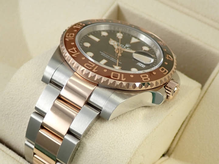 ロレックス GMTマスターII Ref.126711CHNR ステンレススチール/エバーローズゴールド ブラック文字盤 オイスターブレスレット