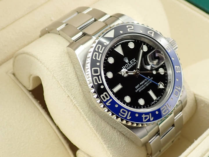 Rolex GMT-Master II Ref. 116710BLNR Stainless Steel Black Dial Oyster Bracelet