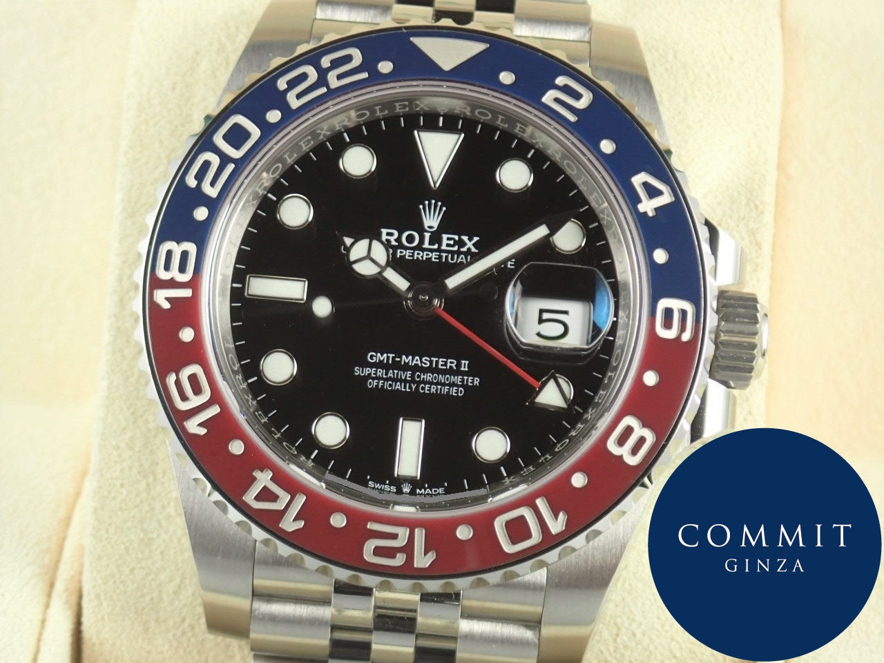 Rolex GMT Master II Red and Blue Bezel