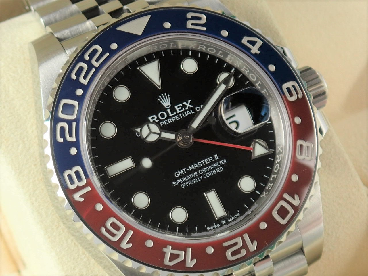 Rolex GMT Master II Red and Blue Bezel