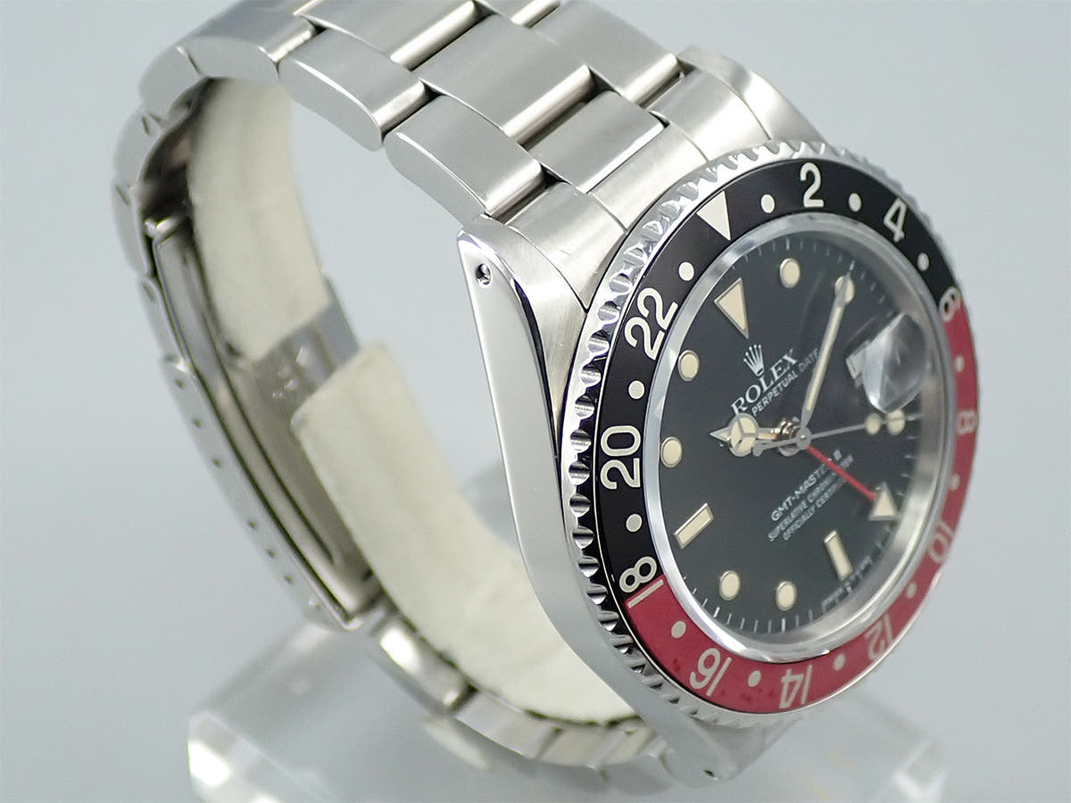 ロレックス GMTマスターII Ref.16760 ブラック文字盤 中古 WJ4R62CH