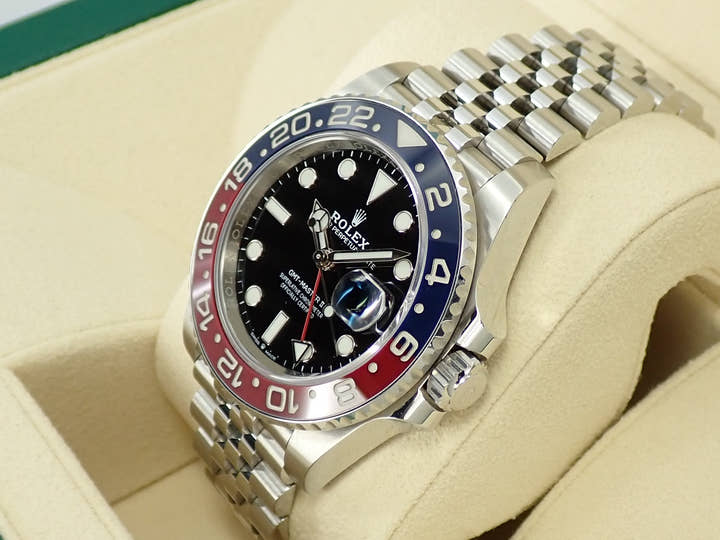 ロレックス GMTマスターII Ref.126710BLRO ステンレススチール ブラック文字盤 ジュビリーブレスレット 中古 5W4U8425