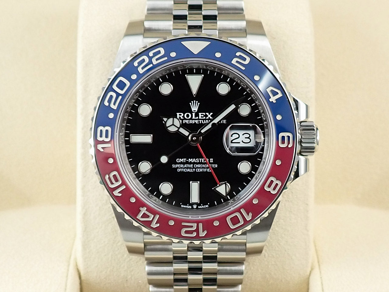 希少ブルー ROLEX ベゼルカバー(N170) 本物 GMT-II 122720VTNR等 美品 喜ばしい 時計は