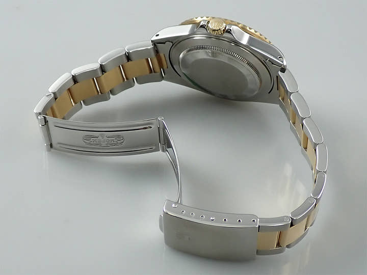 Rolex GMT-Master II Ref. 16713 Stainless Steel/Yellow Gold Brown Dial Oyster Bracelet