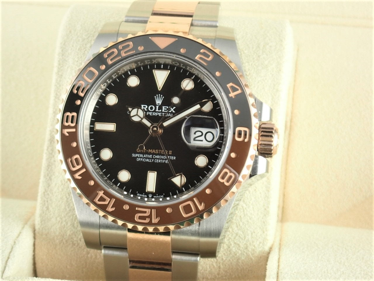 Rolex GMT Master II Brown and Black Bezel