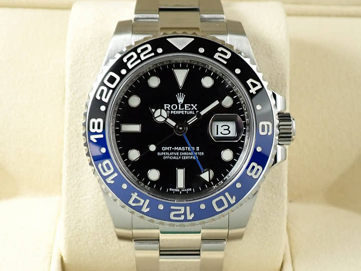 Rolex GMT-Master II Ref.116710BLNR Stainless Steel Black Dial Oyster Bracelet