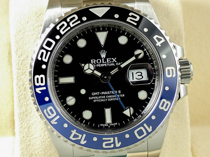 Rolex GMT-Master II Ref.116710BLNR Stainless Steel Black Dial Oyster Bracelet