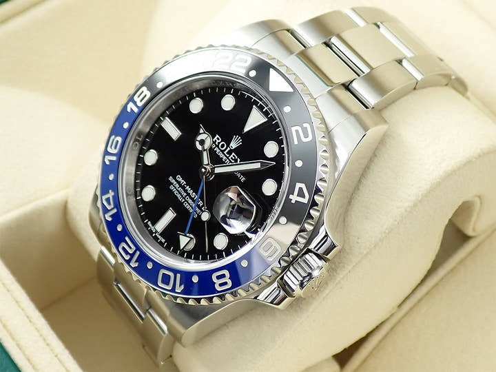 Rolex GMT-Master II Ref.116710BLNR Stainless Steel Black Dial Oyster Bracelet