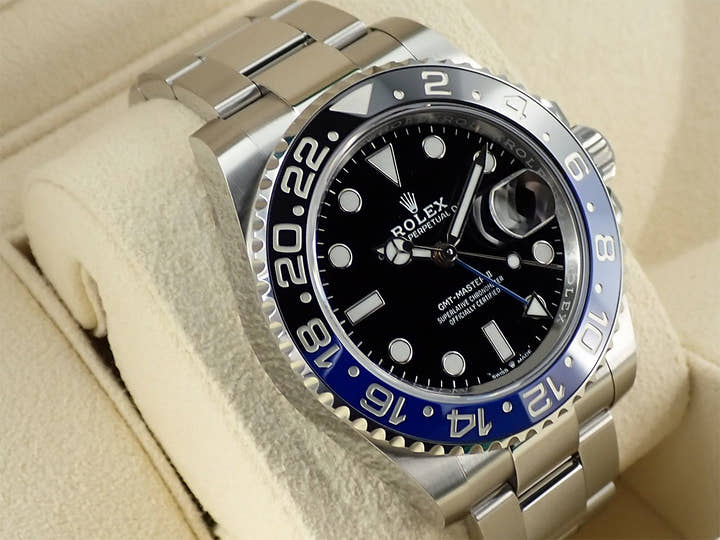 ロレックス GMTマスターII Ref.126710BLNR ステンレススチール ブラック文字盤 オイスターブレスレット