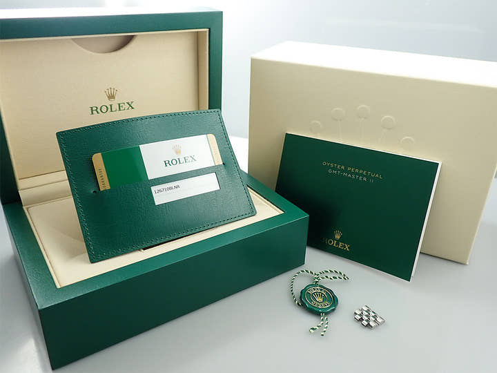 ロレックス GMTマスターII Ref.126710BLNR ステンレススチール ブラック文字盤 ジュビリーブレスレット 極美品 Y0K70751