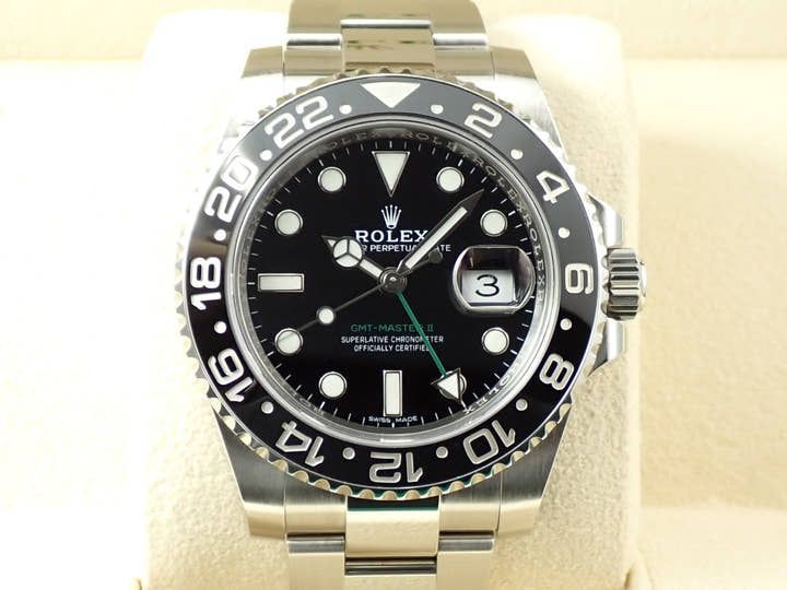 Rolex GMT-Master II Ref. 116710LN Stainless Steel Black Dial Oyster Bracelet