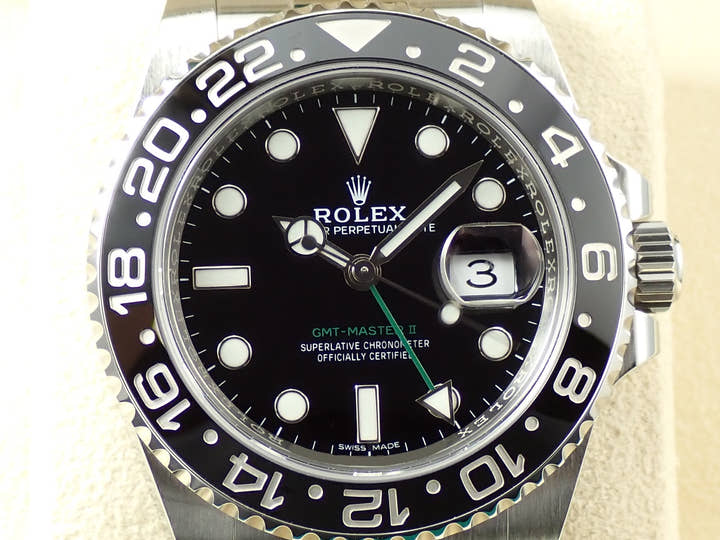 Rolex GMT-Master II Ref. 116710LN Stainless Steel Black Dial Oyster Bracelet