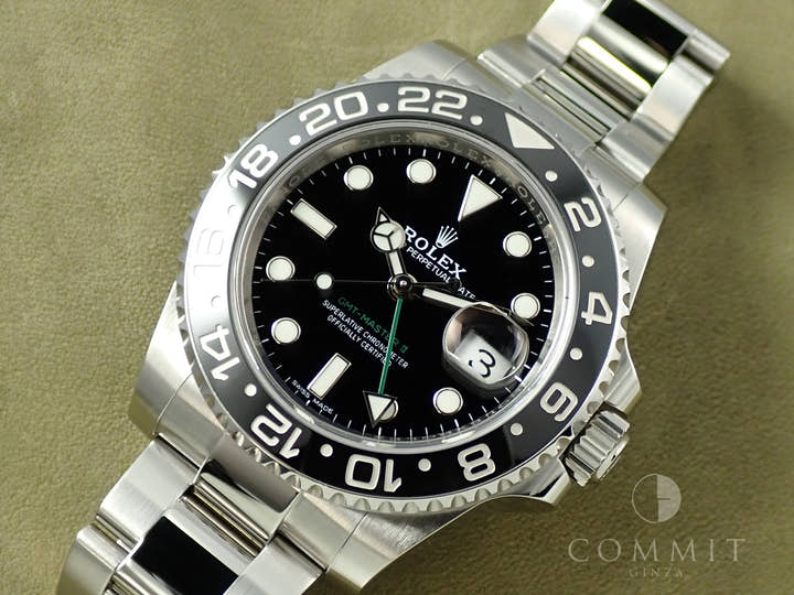 Rolex GMT-Master II Ref. 116710LN Stainless Steel Black Dial Oyster Bracelet