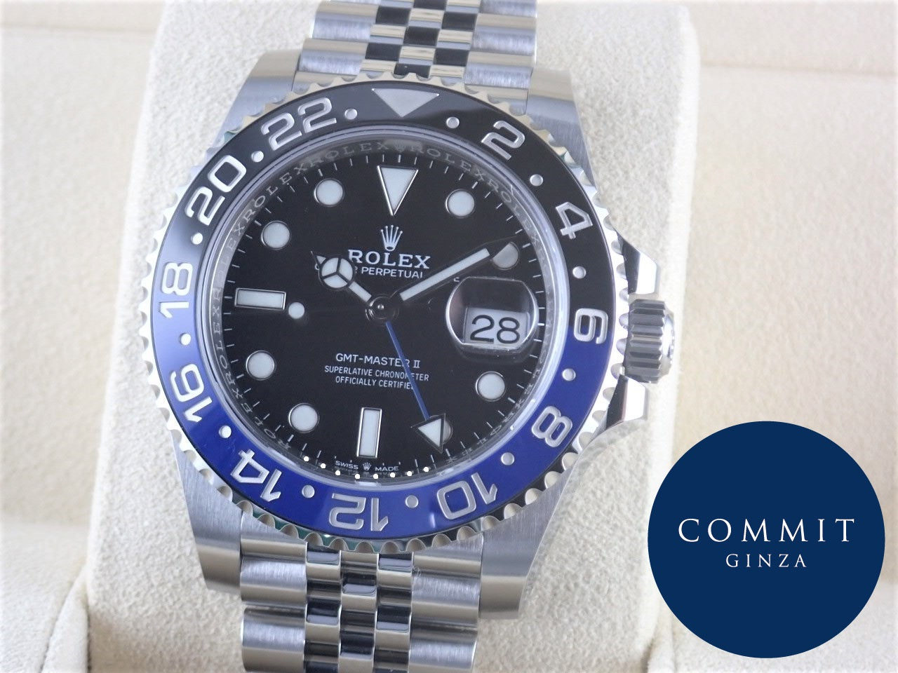 Rolex GMT Master II Blue and Black Bezel [Unused]