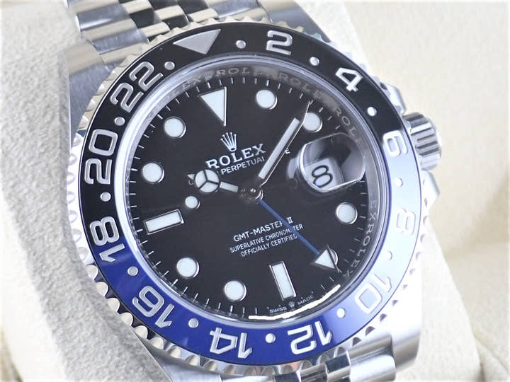 ロレックス GMTマスターII Ref.126710BLNR ブラック文字盤 未使用 gmt-master2-35 ジュビリーブレスレット