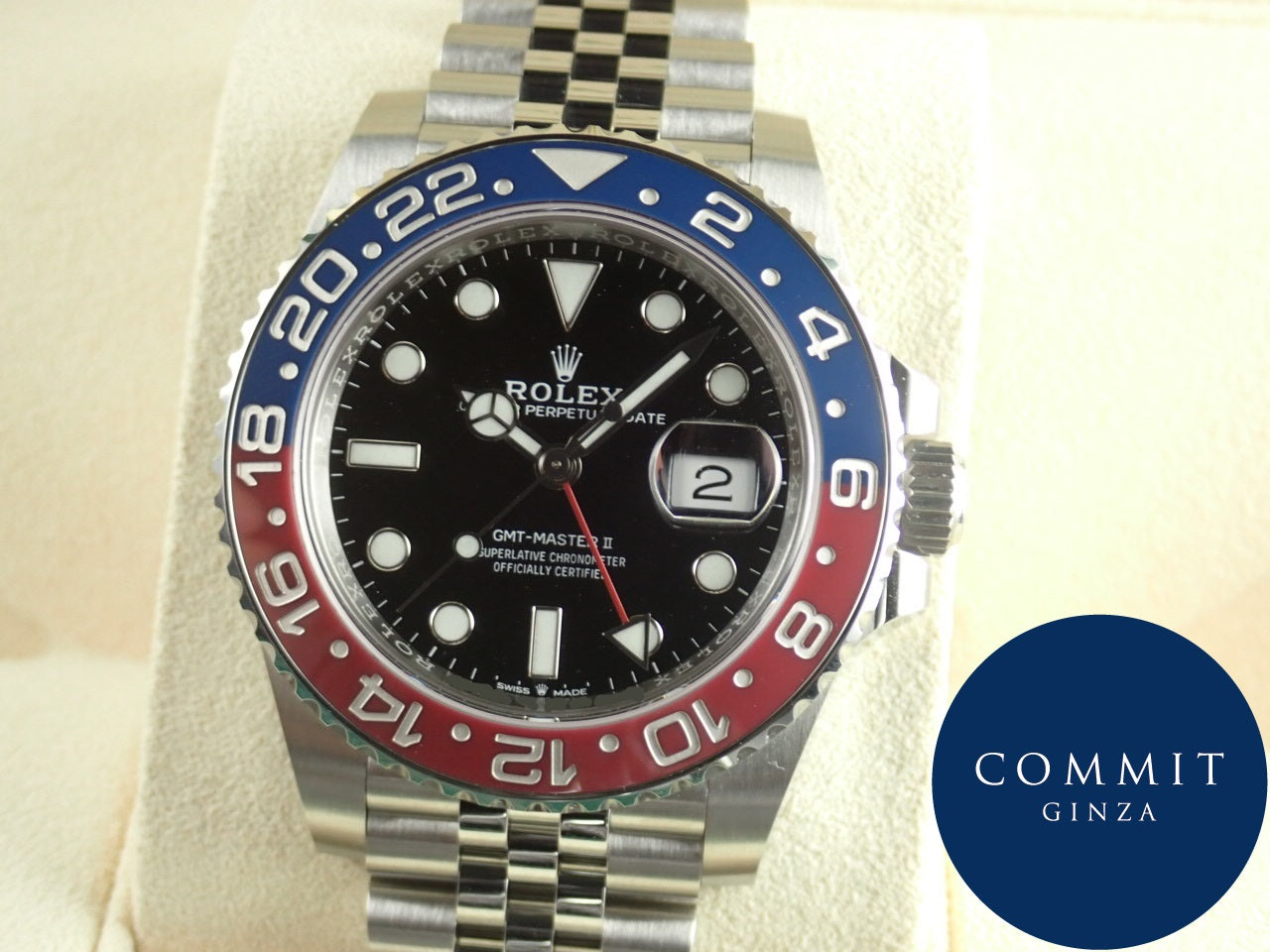 Rolex GMT Master II Red and Blue Bezel