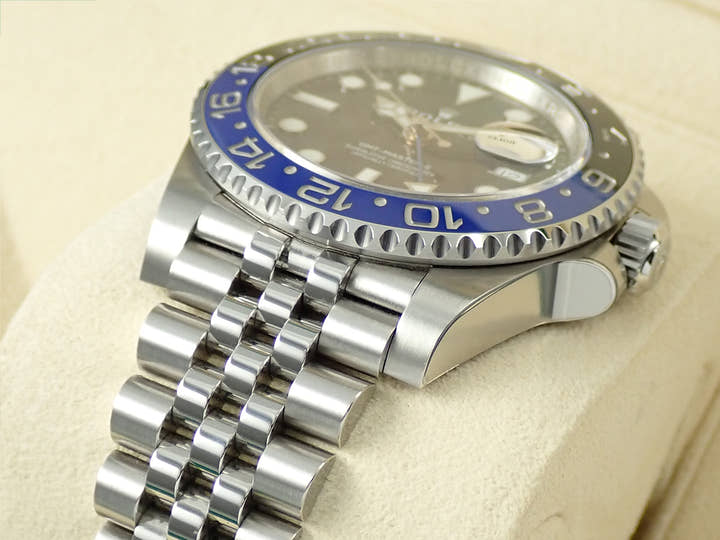 ロレックス GMTマスターII Ref.126710BLNR ステンレススチール ブラック文字盤 ジュビリーブレスレット 美品 F892ASUR