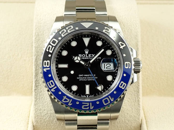 ロレックス GMTマスターII Ref.126710BLNR ステンレススチール ブラック文字盤 オイスターブレスレット
