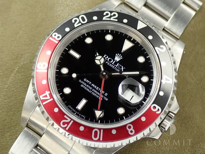 Rolex GMT-Master II Ref. 16710 Stainless Steel Black Dial Oyster Bracelet