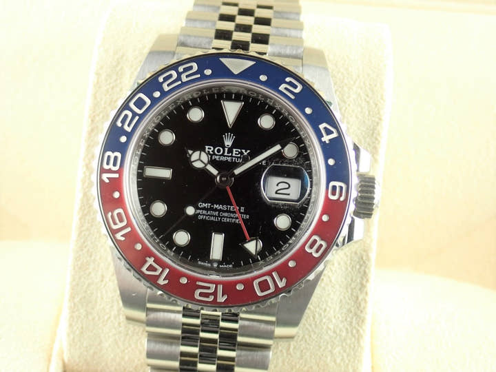 ロレックス GMTマスターII Ref.126710BLRO ブラック文字盤 未使用 gmt-master2-37 ジュビリーブレスレット