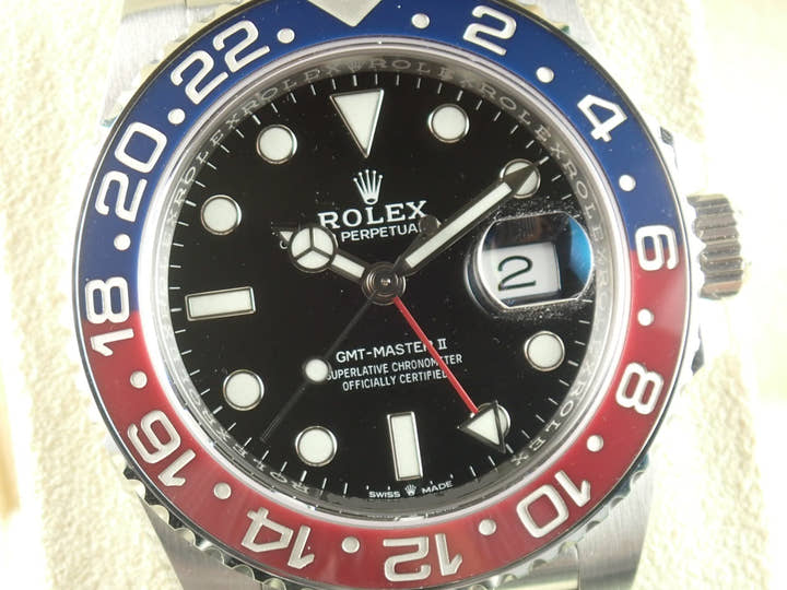ロレックス GMTマスターII Ref.126710BLRO ブラック文字盤 未使用 gmt-master2-37 ジュビリーブレスレット