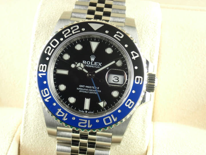 ロレックス GMTマスターII Ref.126710BLNR ブラック文字盤 未使用 gmt-master2-38 ジュビリーブレスレット