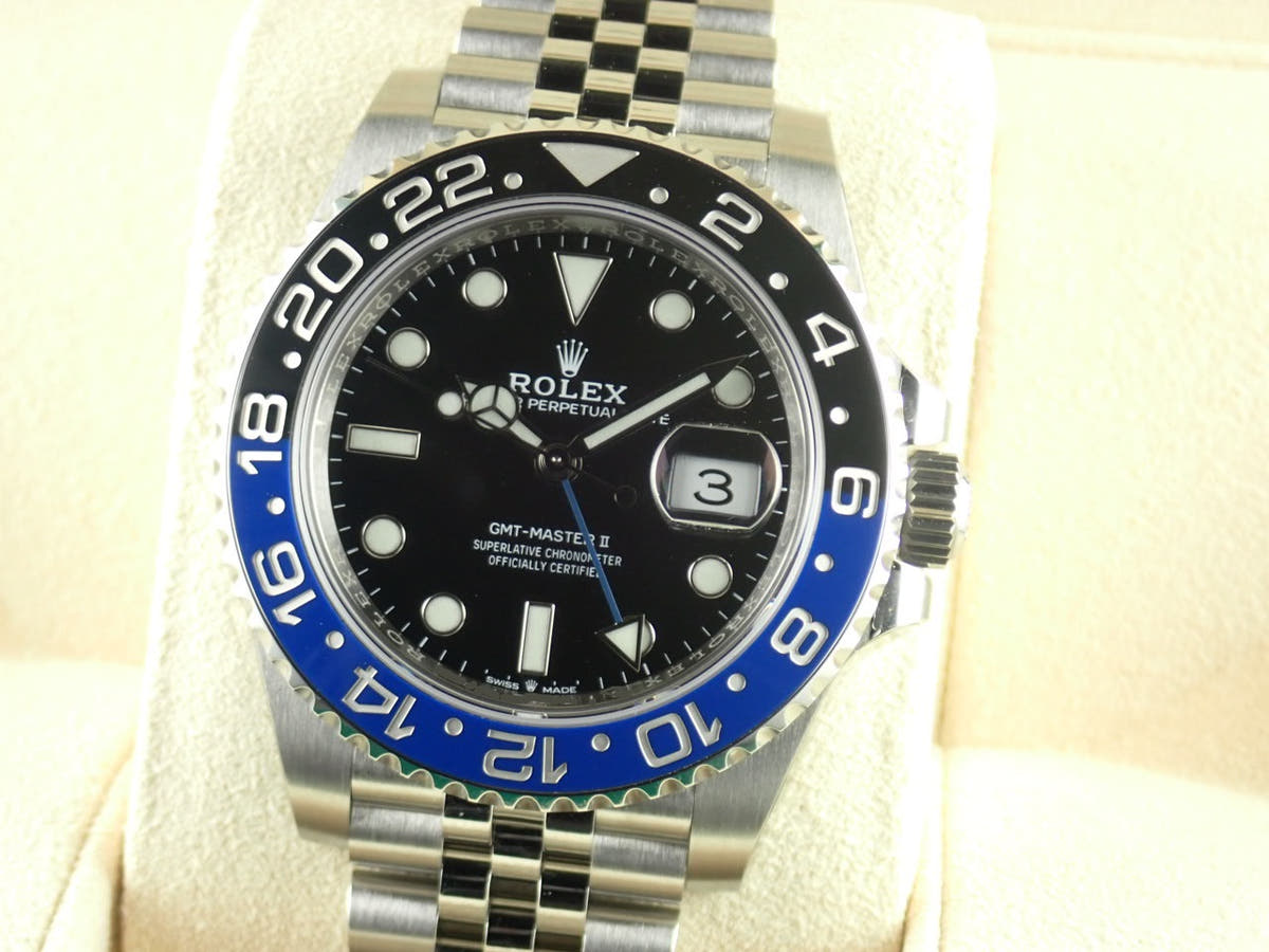 ロレックス GMTマスターII Ref.126710BLNR ブラック文字盤 未使用 gmt-master2-38