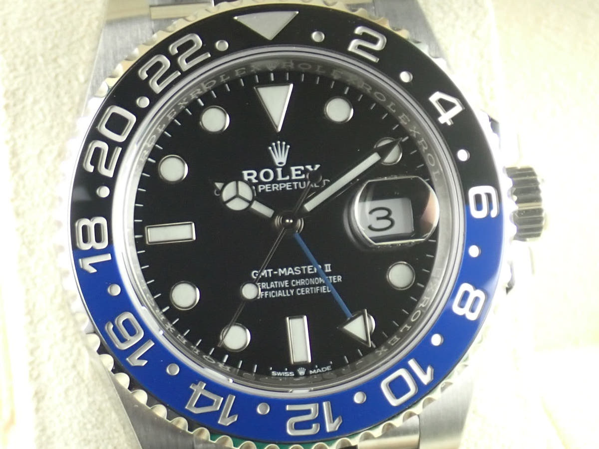 ロレックス GMTマスターII Ref.126710BLNR ブラック文字盤 未使用 gmt-master2-38