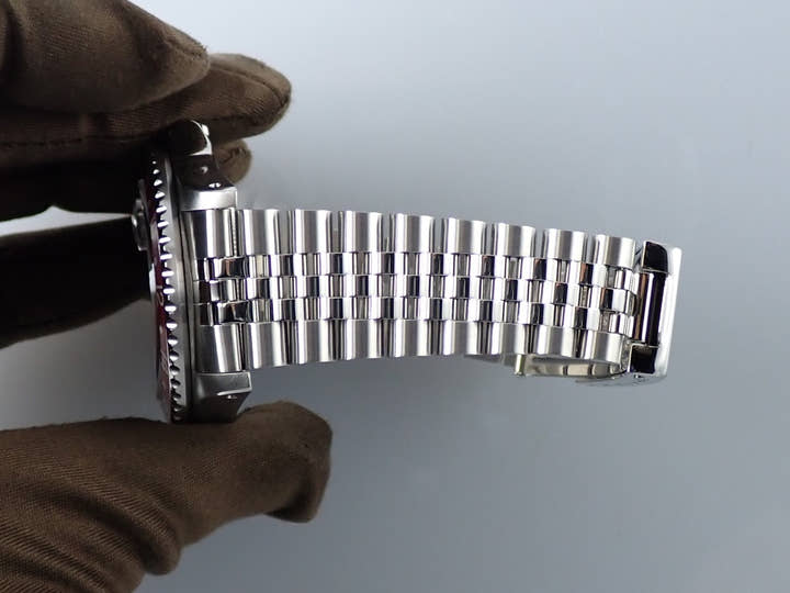 ロレックス GMTマスターII Ref.16760 ステンレススチール ブラック文字盤 ジュビリーブレスレット