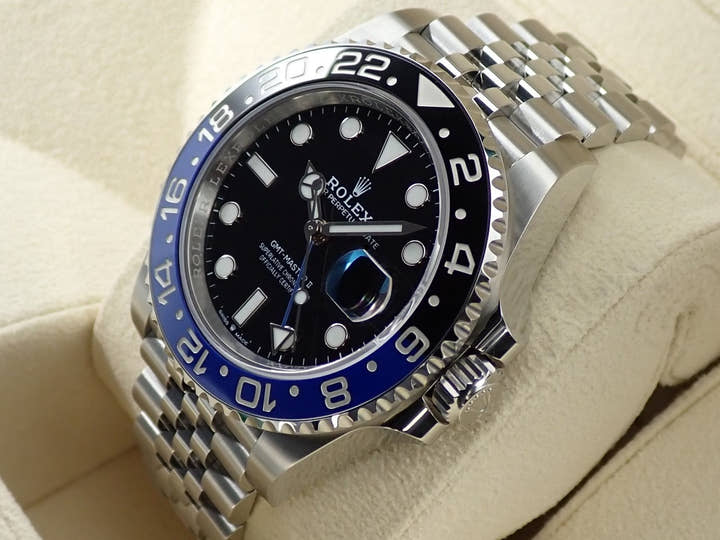 ロレックス GMTマスターII Ref.126710BLNR ステンレススチール ブラック文字盤 ジュビリーブレスレット 未使用 67XHTYKW