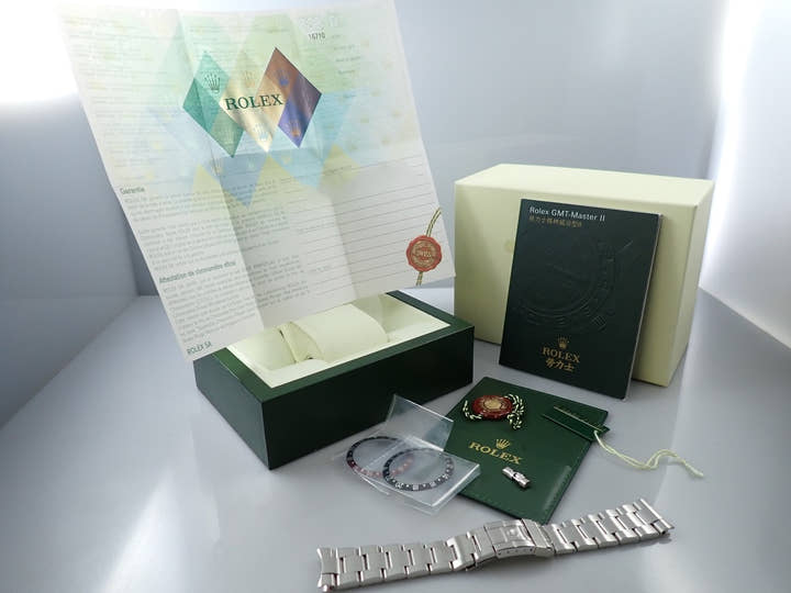 ロレックス GMTマスターII Ref.16710 ステンレススチール ブラック文字盤 ジュビリーブレスレット 美中古 28R3C593