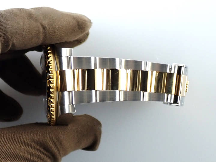 ロレックス GMTマスターII Ref.116713LN ステンレススチール/イエローゴールド ブラック文字盤 オイスターブレスレット