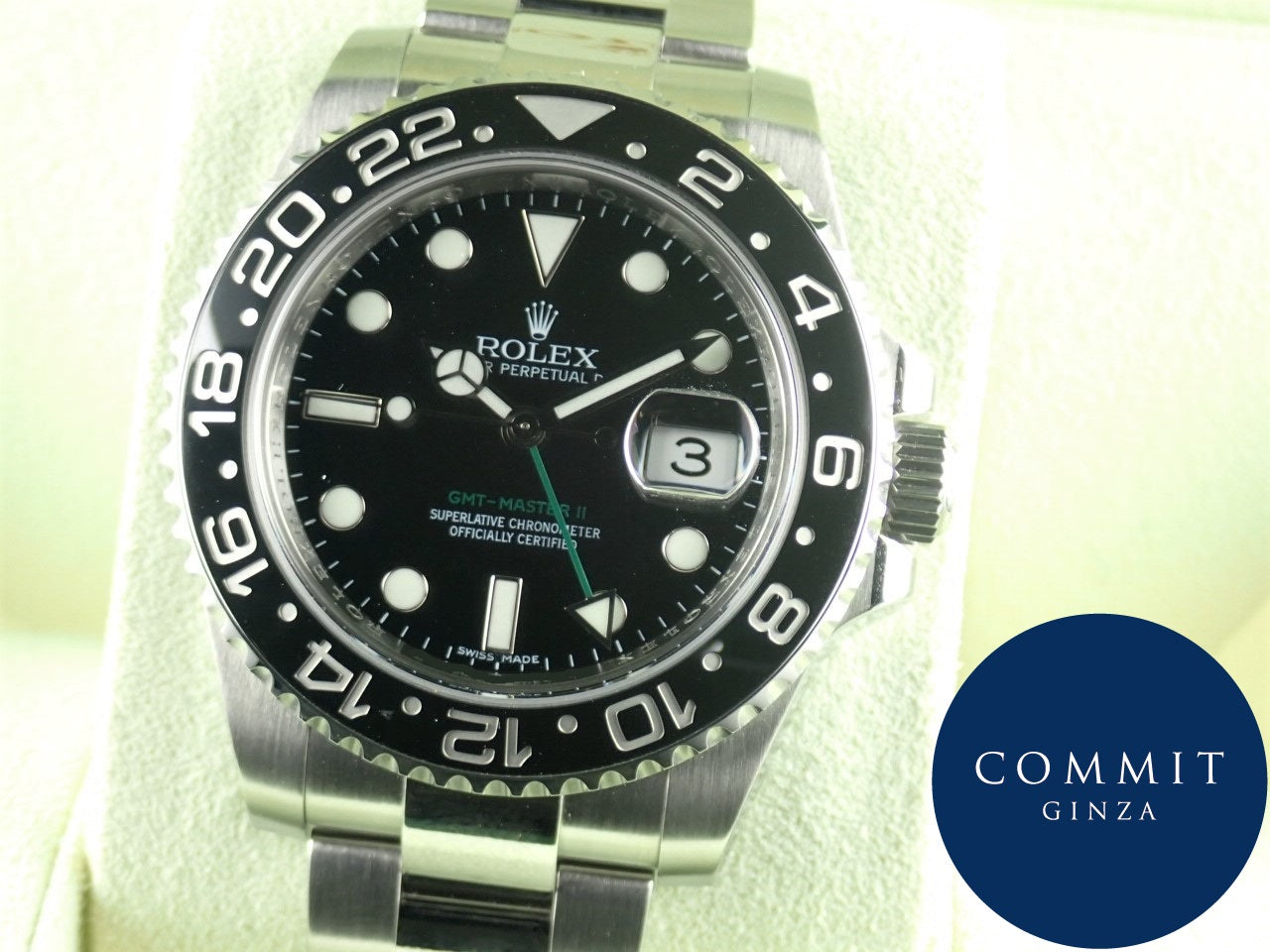 Rolex GMT Master II Black Bezel V-Number Stick Dial &lt;Warranty, Box, etc.&gt;