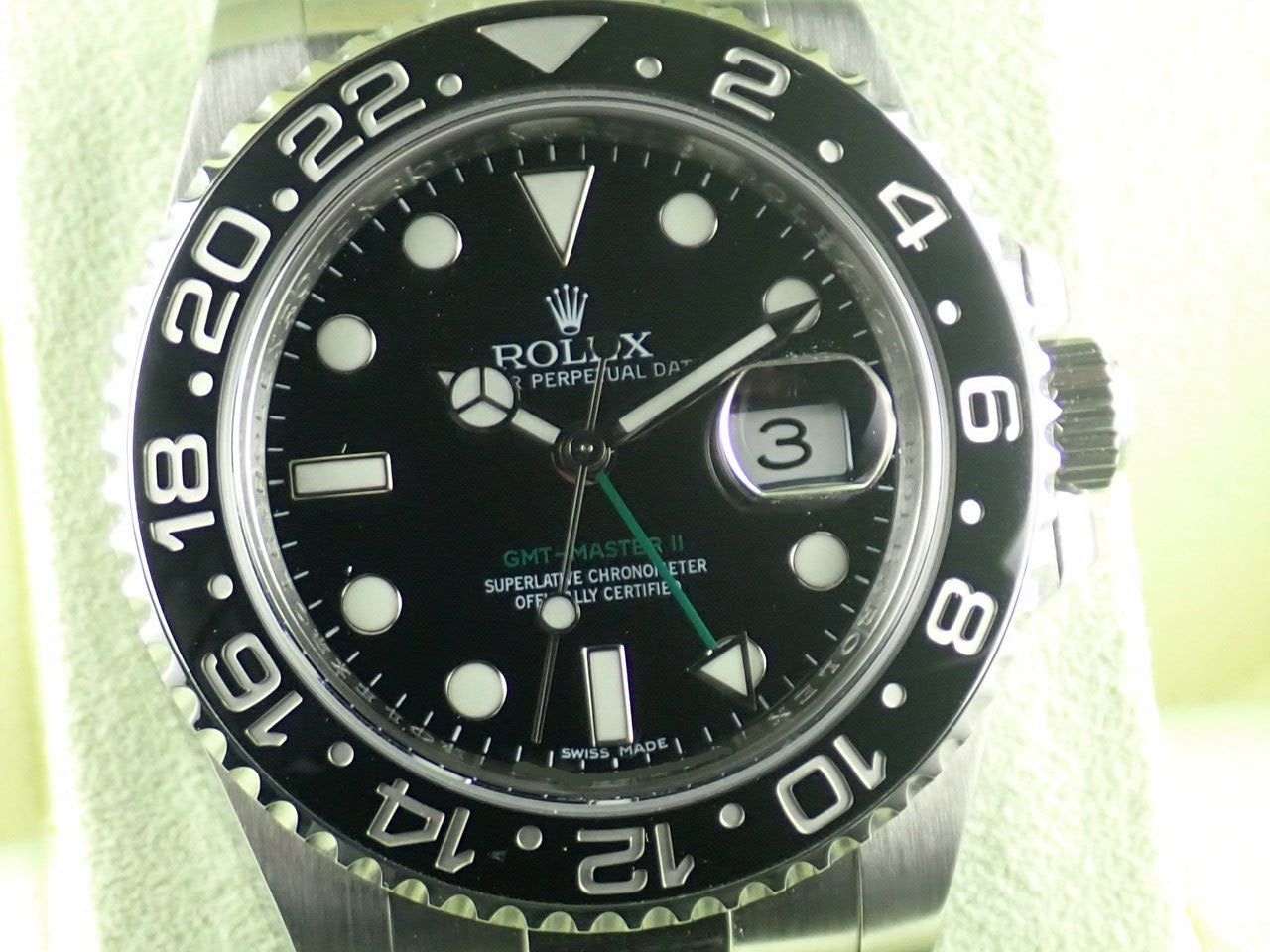 Rolex GMT Master II Black Bezel V-Number Stick Dial &lt;Warranty, Box, etc.&gt;