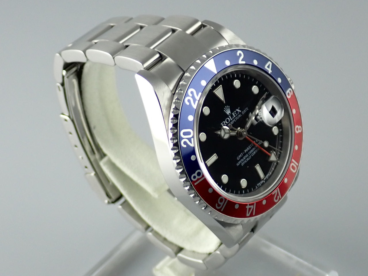 Rolex GMT Master II Red and Blue Bezel D-series Stick Dial &lt;Warranty, Box, etc.&gt;