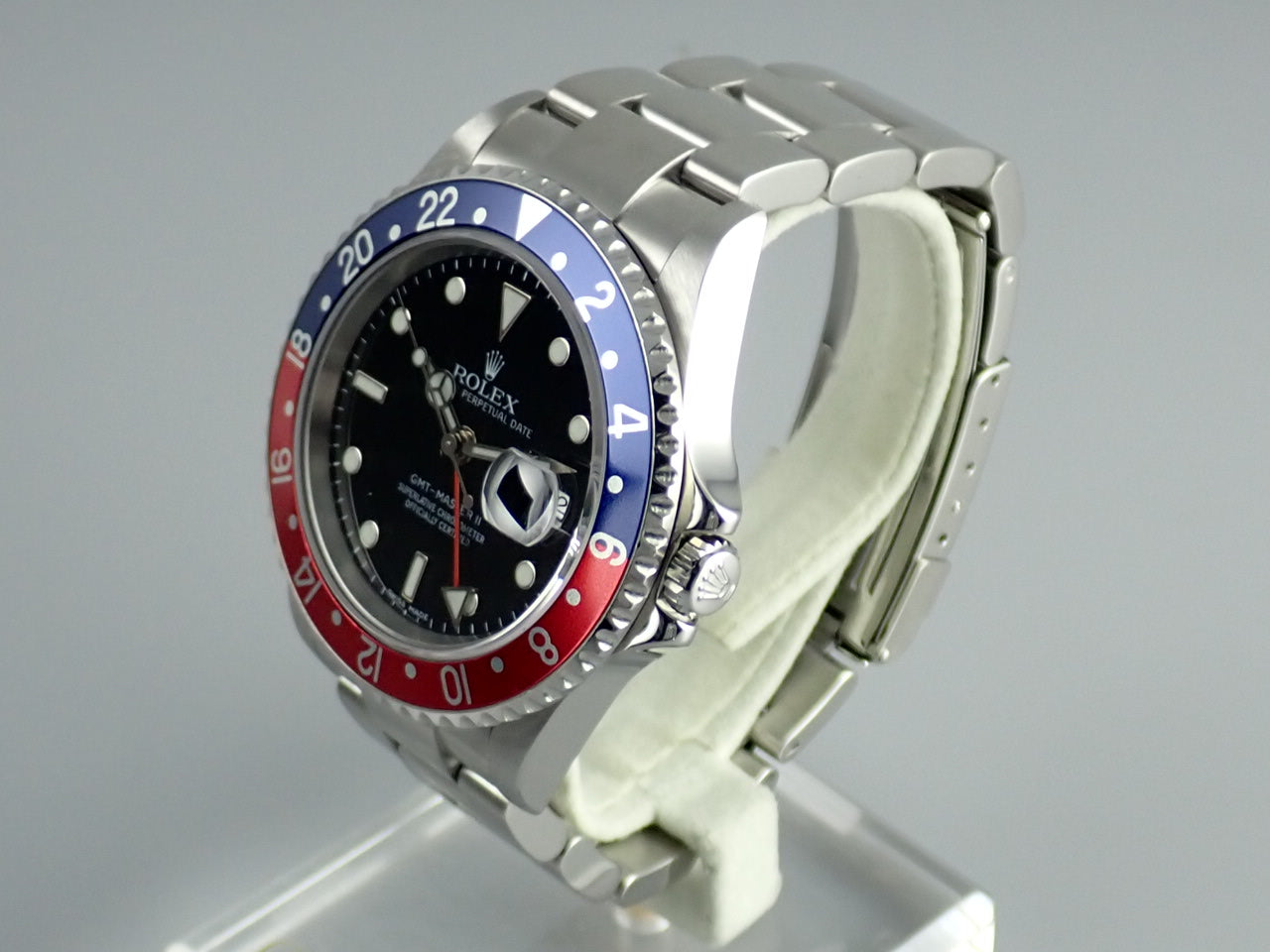 Rolex GMT Master II Red and Blue Bezel D-series Stick Dial &lt;Warranty, Box, etc.&gt;